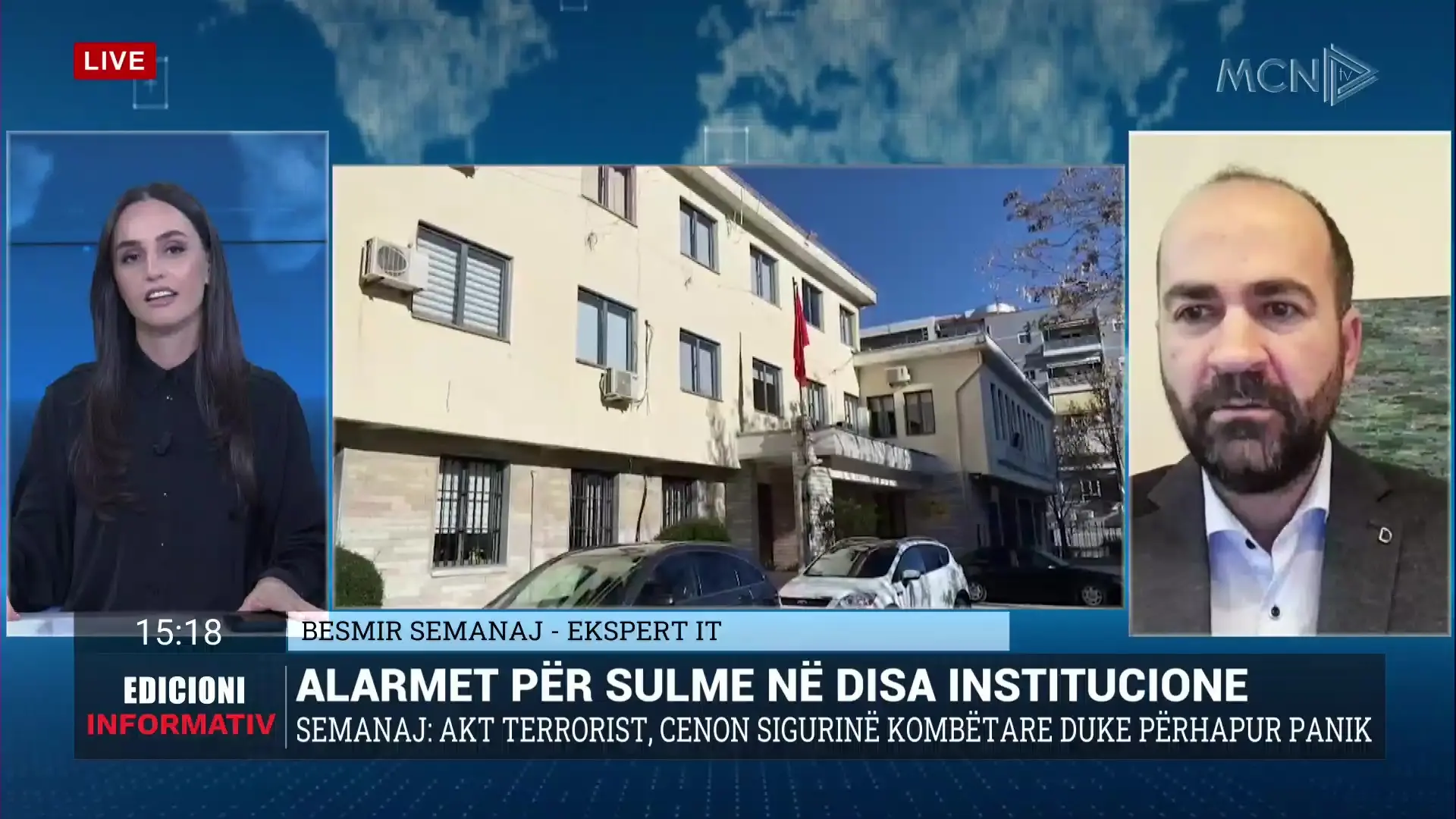 E-mailet kërcënuese/ Semanaj: Akt terrorist që cenon sigurinë kombëtare. Mund të jetë bërë për të larguar vëmendjen nga miratimi i Territoriales